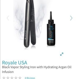 New in Box- Pink Argan Vapor Styling Iron